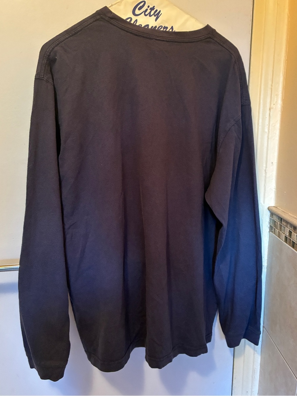 GAP Dark Navy Unisex Long-Sleeve Tee